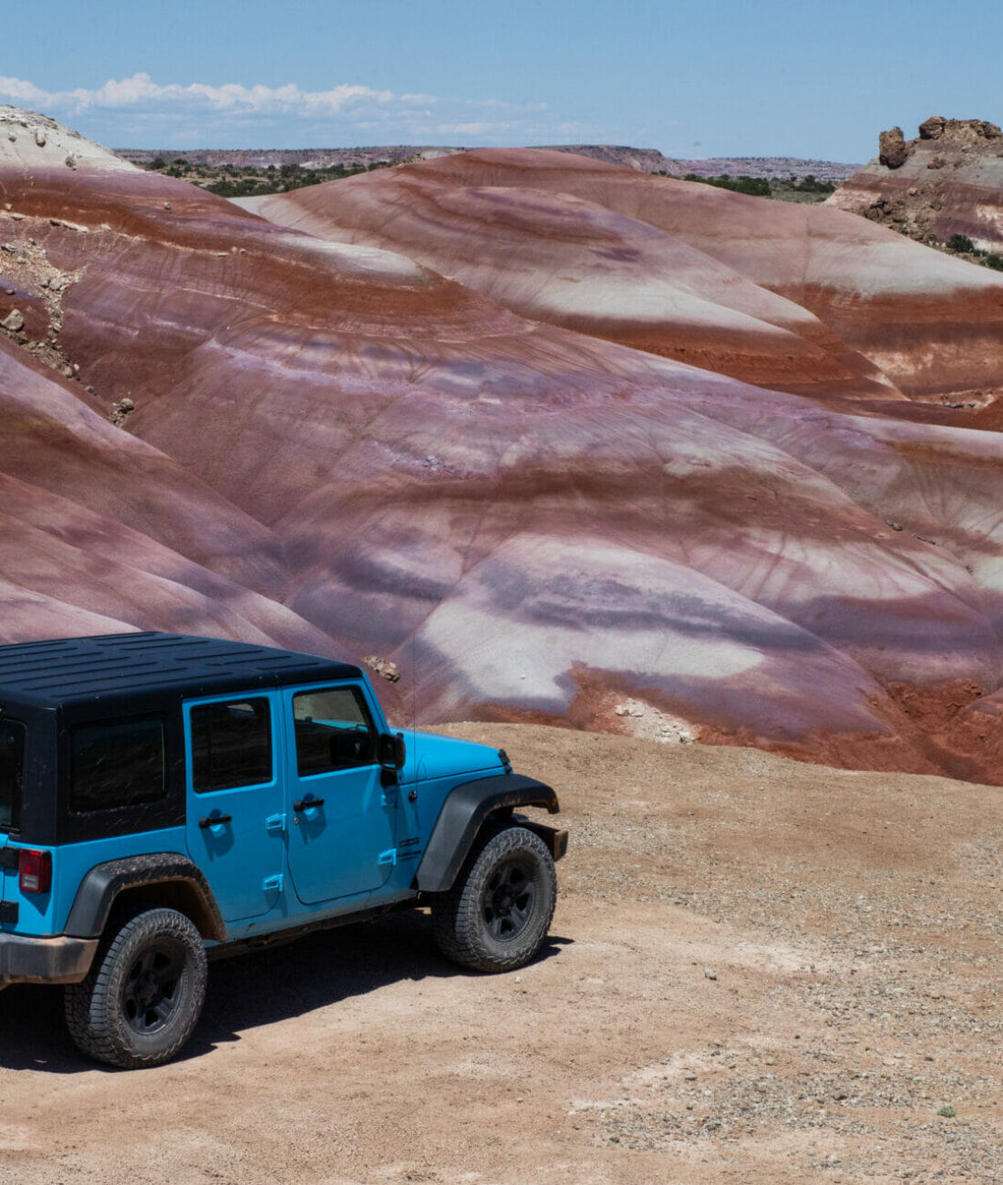 bentonite hills cathedral valley jeep tour adventure 4x4 guides capitol reef utah